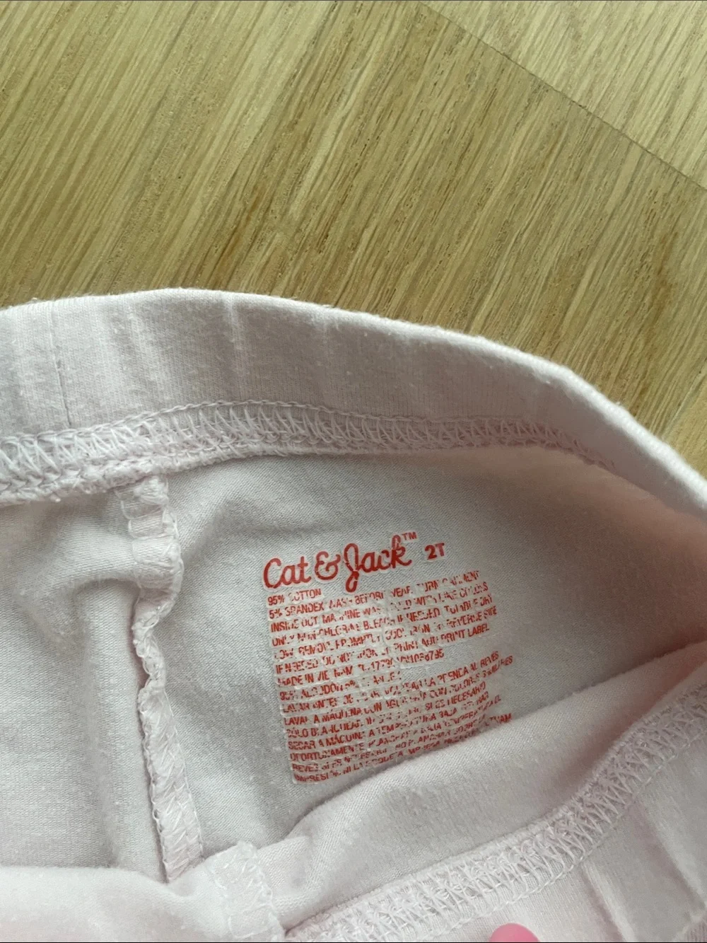 Cat & Jack Mint and Light Pink Kids Leggings